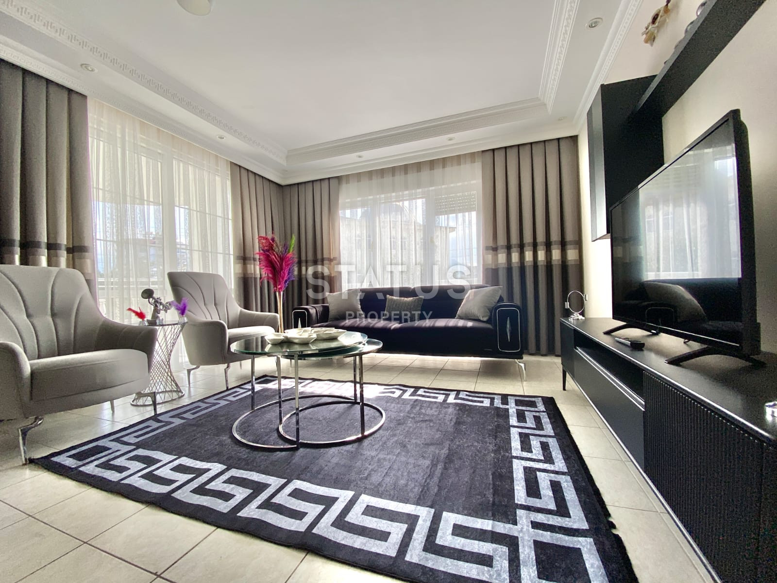 Трёхкомнатная квартира в 400 м от моря, Тосмур. 95м2 фото 25