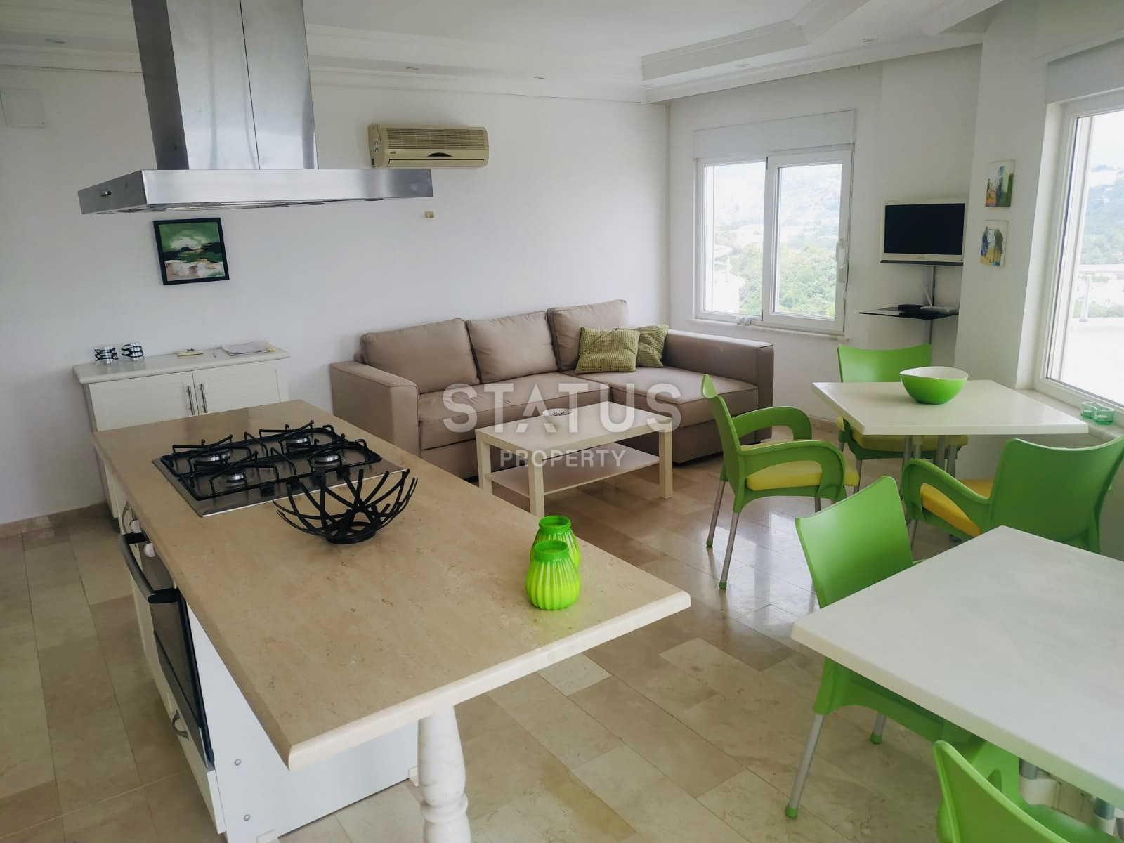 Трёхкомнатная меблированная квартира в Тосмуре. 120м2 фото 2