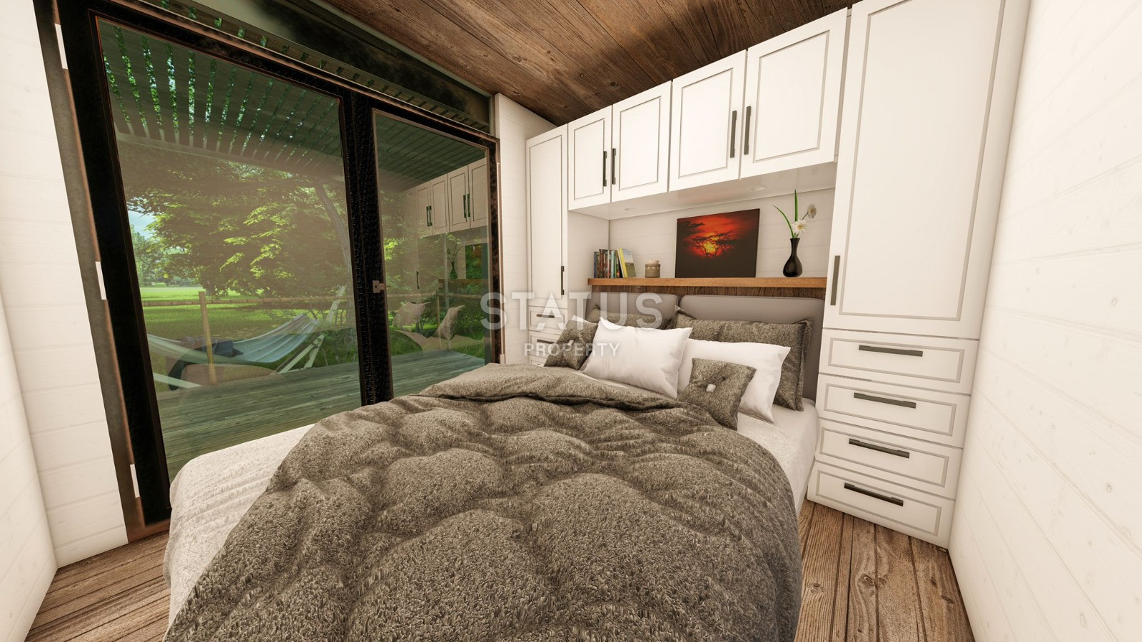 Дачные автодомики 1+1 с видом на горы и реку в районе Карапынар-Яйласы 45,5м2 фото 6