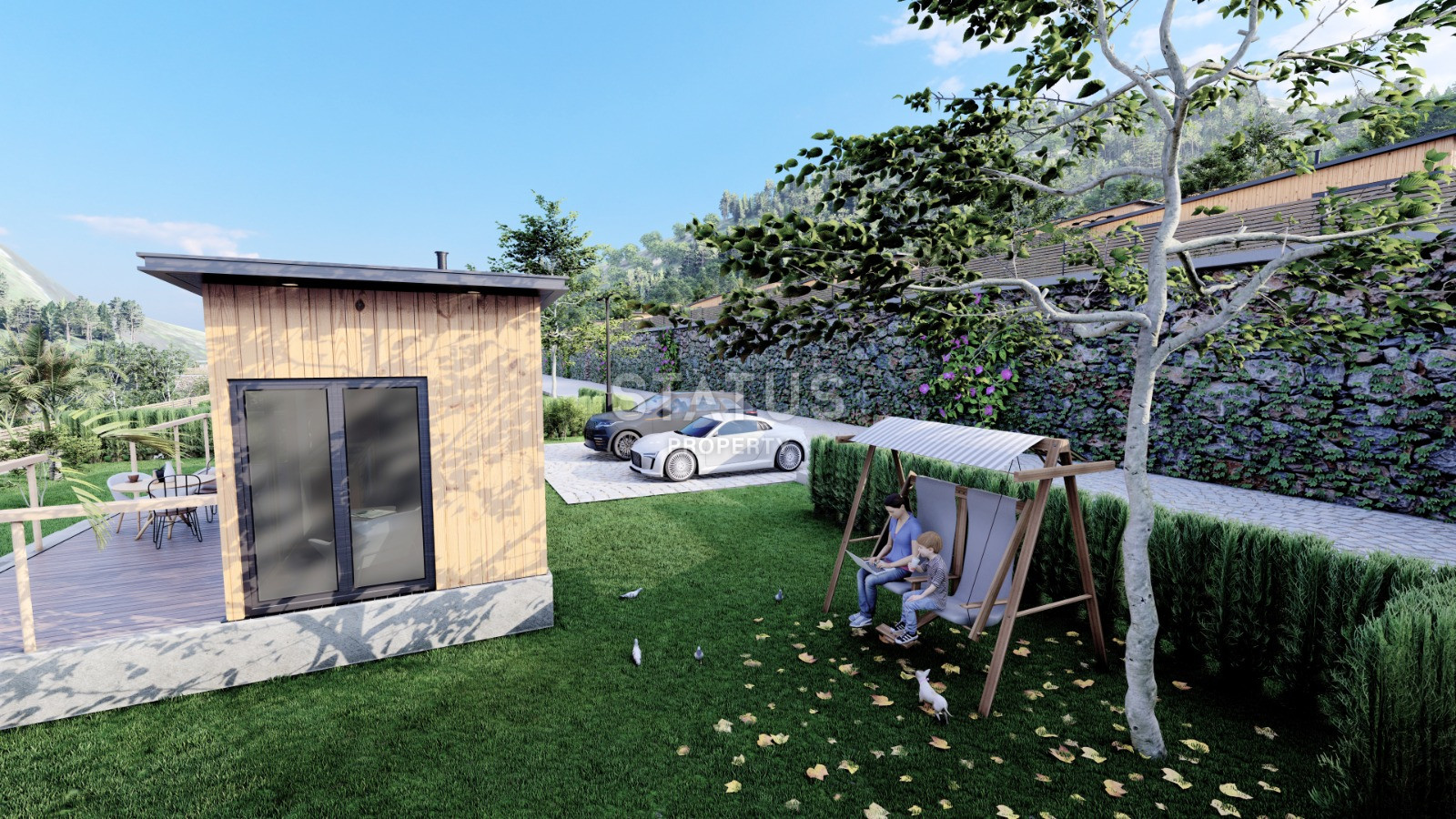 Дачные автодомики 1+1 с видом на горы и реку в районе Карапынар-Яйласы 45,5м2 фото 7