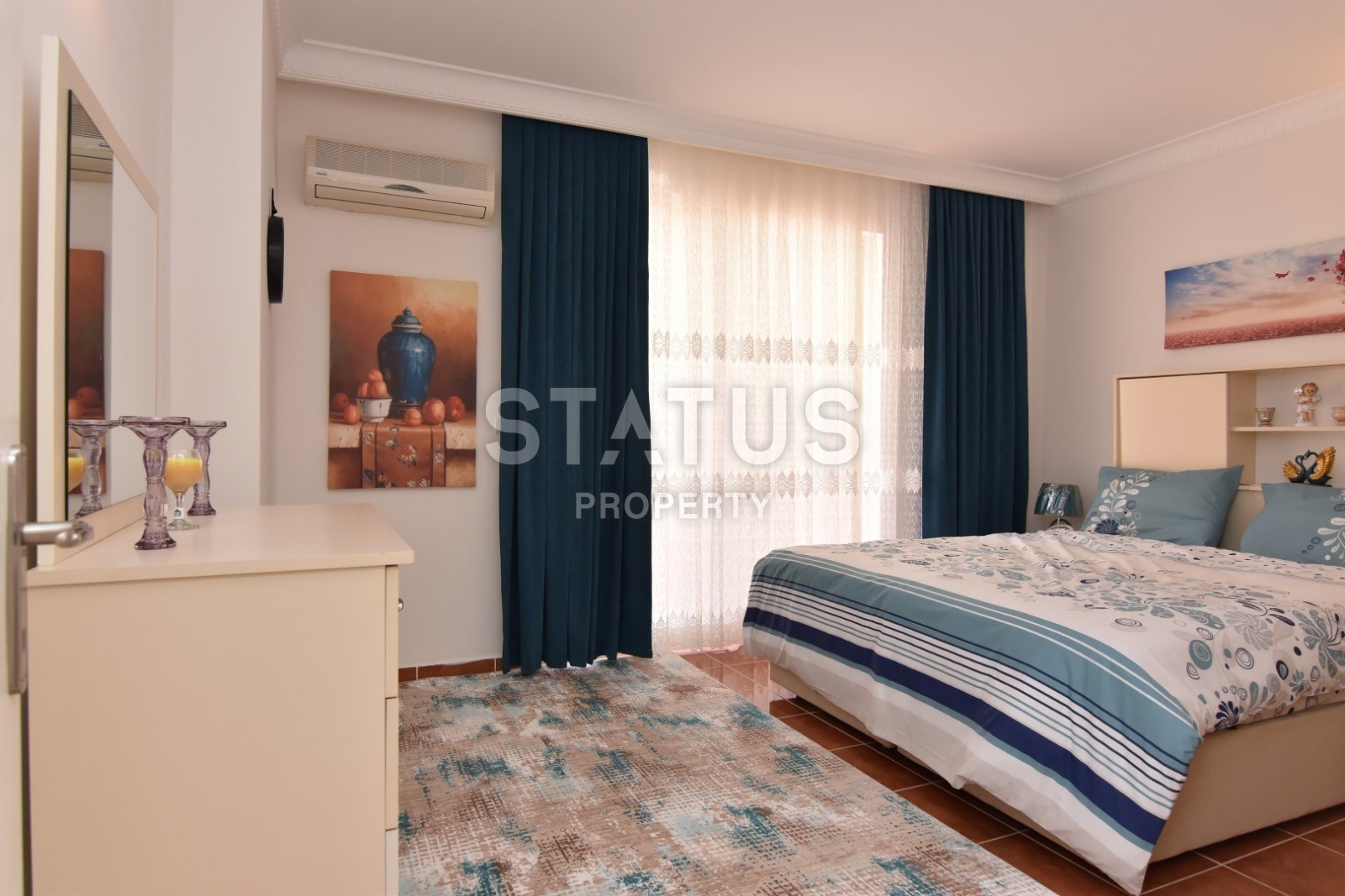 Трехкомнатные меблированные апартаменты в комплексе с бассейном, Махмутлар, 125м2 фото 9