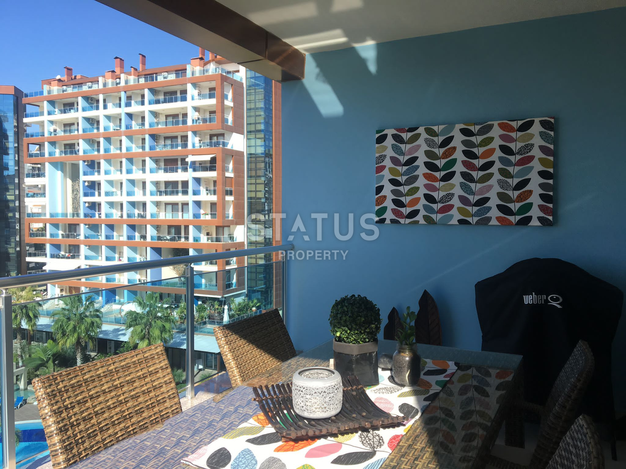 Three-room furnished apartment in a residential complex with hotel infrastructure in Cikcili. 120m2 фото 3