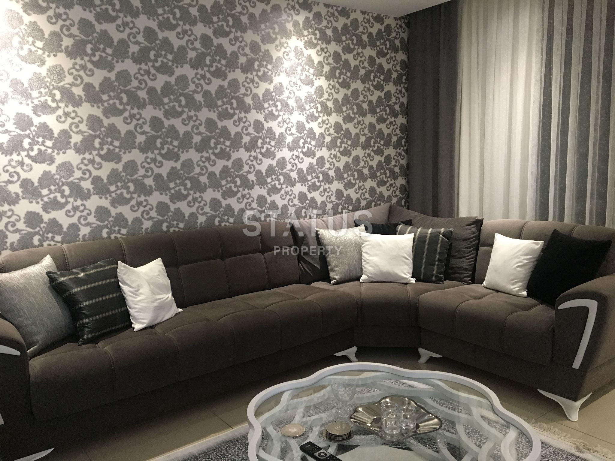 Three-room furnished apartment in a residential complex with hotel infrastructure in Cikcili. 120m2 фото 14