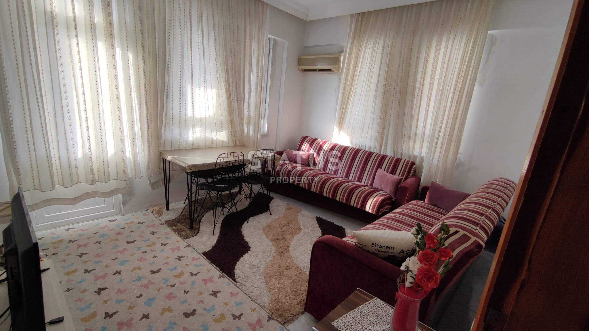 Spacious two-room apartment with separate kitchen Cleopatra beach. 80m2 фото 17