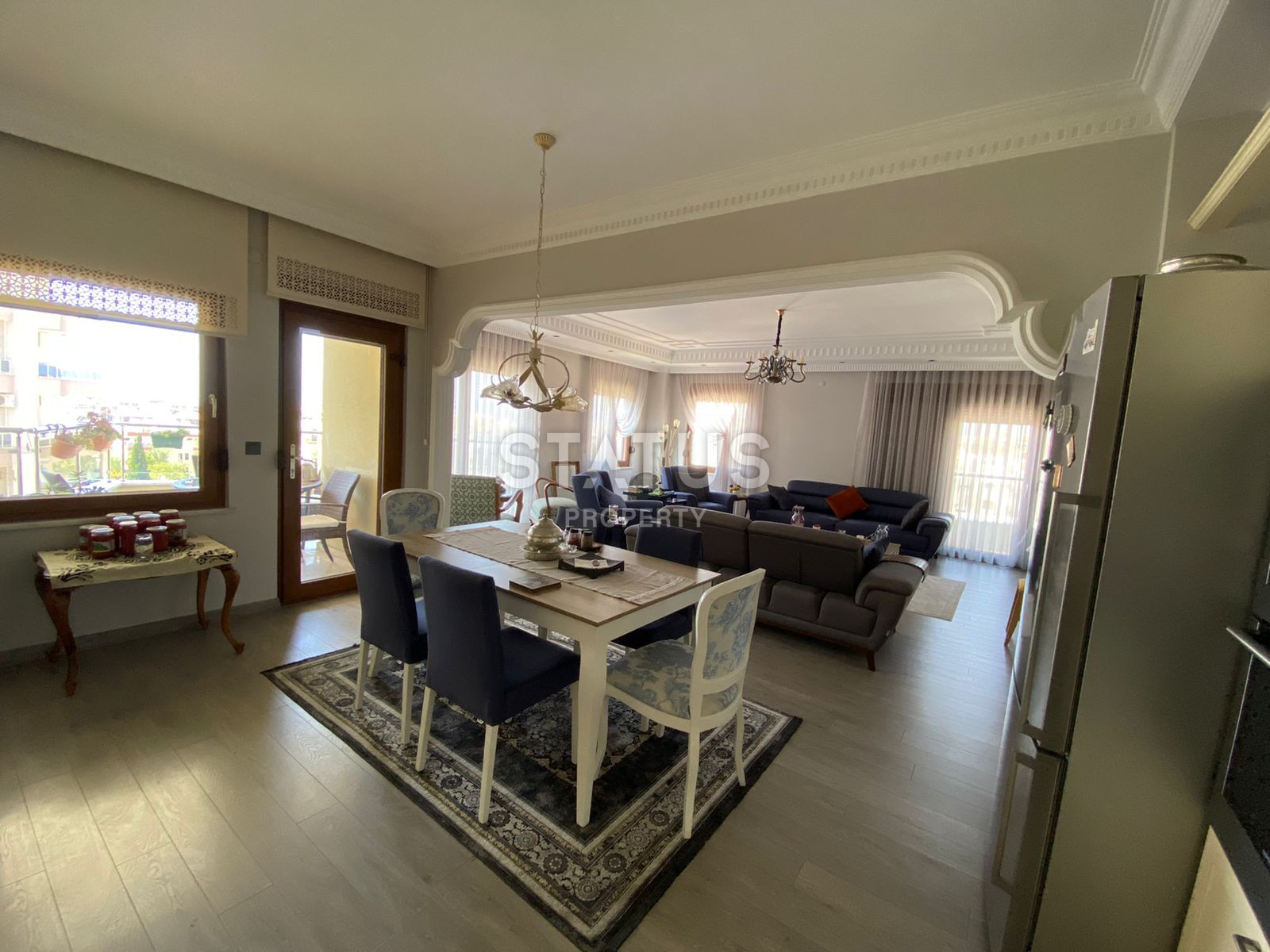 Просторные апартаменты 4+1 с видом на море в центре Алании. 250м2. фото 24