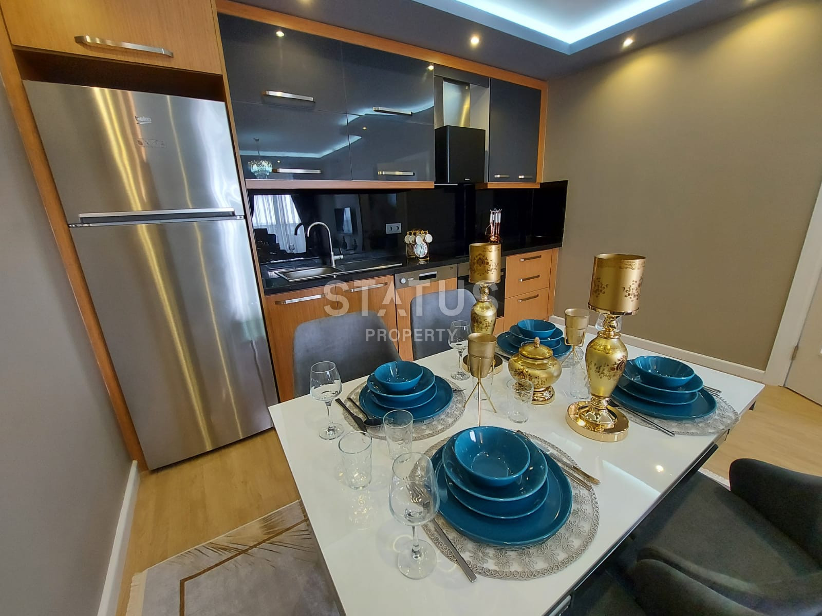 Просторная трёхкомнатная меблированная квартира с хорошей локацией в Махмутларе. 110м2 фото 19