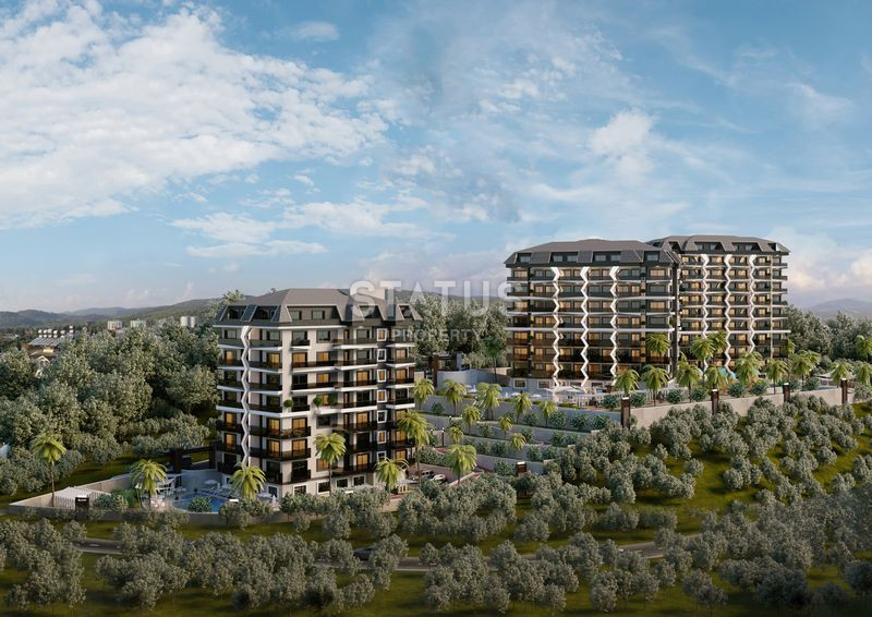 Один из лучших проектов в Авсалларе на этапе завершения. 55м2 -166м2 фото 3