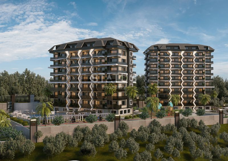 Один из лучших проектов в Авсалларе на этапе завершения. 55м2 -166м2 фото 5