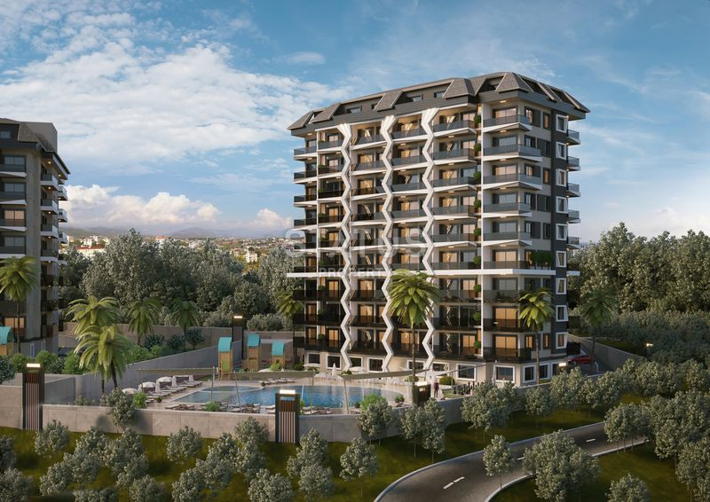 Один из лучших проектов в Авсалларе на этапе завершения. 55м2 -166м2 фото 6