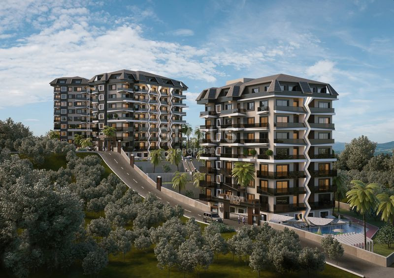 Один из лучших проектов в Авсалларе на этапе завершения. 55м2 -166м2 фото 7