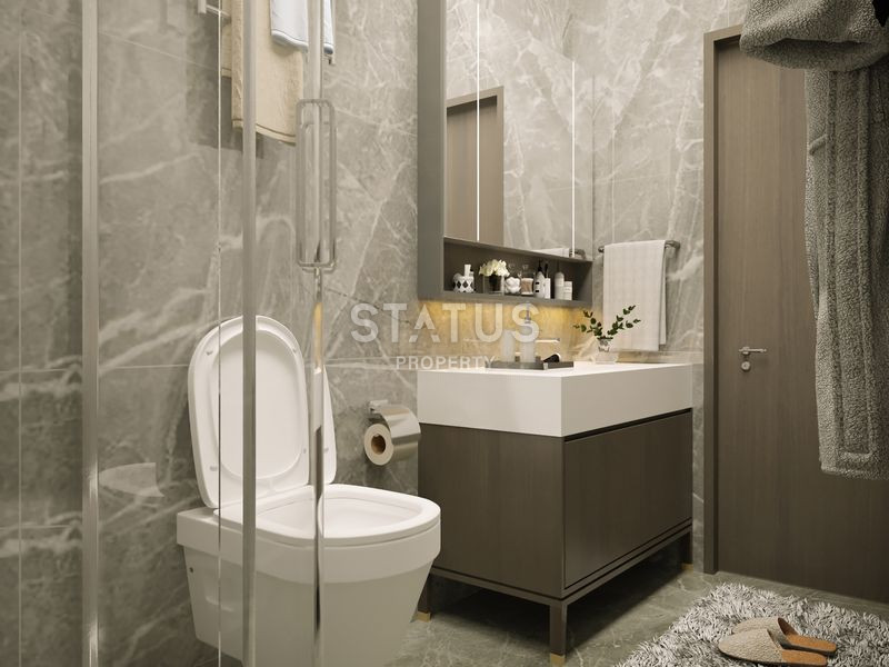 Один из лучших проектов в Авсалларе на этапе завершения. 55м2 -166м2 фото 25