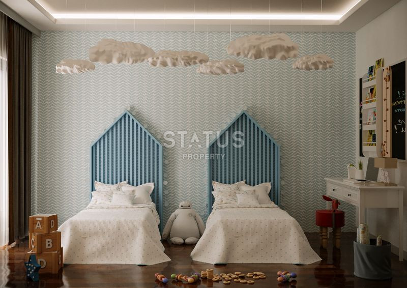 Один из лучших проектов в Авсалларе на этапе завершения. 55м2 -166м2 фото 29