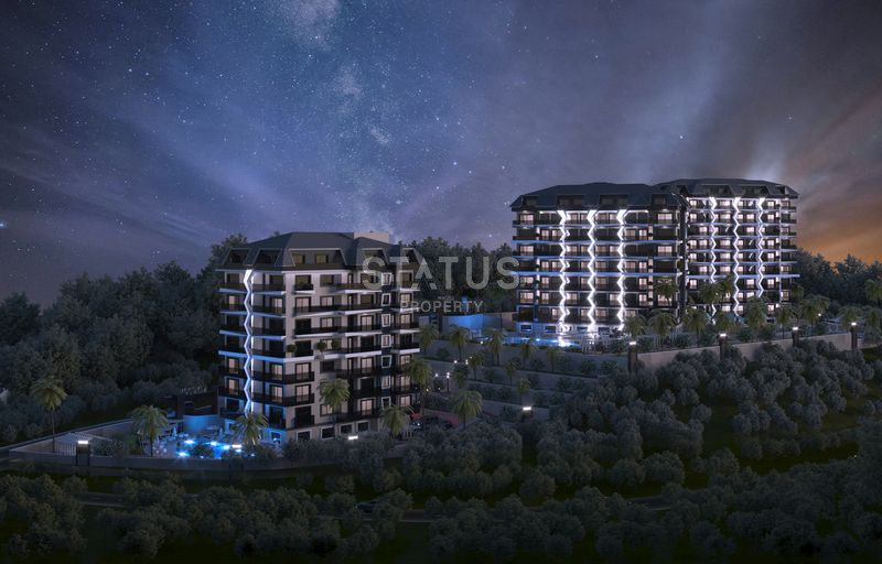 Один из лучших проектов в Авсалларе на этапе завершения. 55м2 -166м2 фото 19