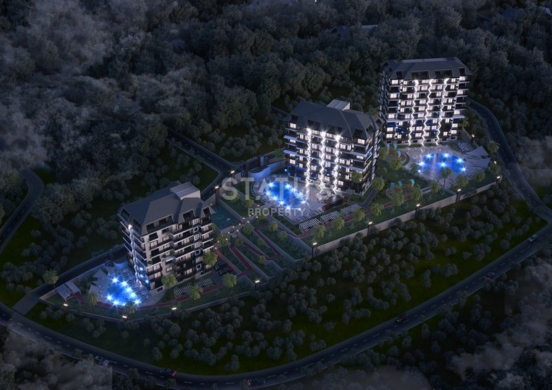 Один из лучших проектов в Авсалларе на этапе завершения. 55м2 -166м2 фото 20