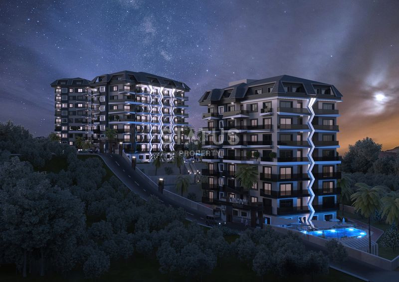 Один из лучших проектов в Авсалларе на этапе завершения. 55м2 -166м2 фото 21