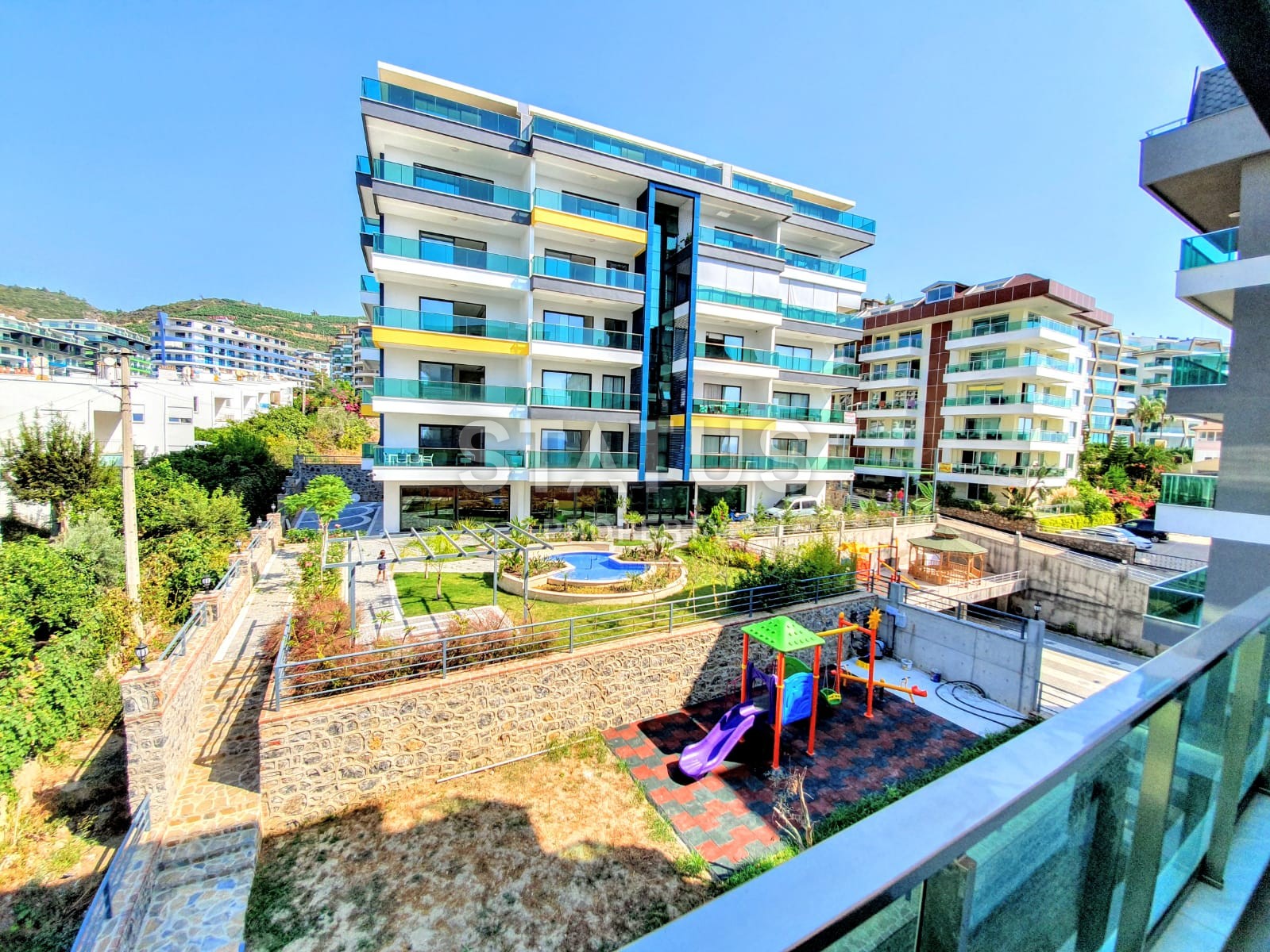 New apartment with sea and mountain views on the first coastline in the Kargicak area, 65 m2 фото 14