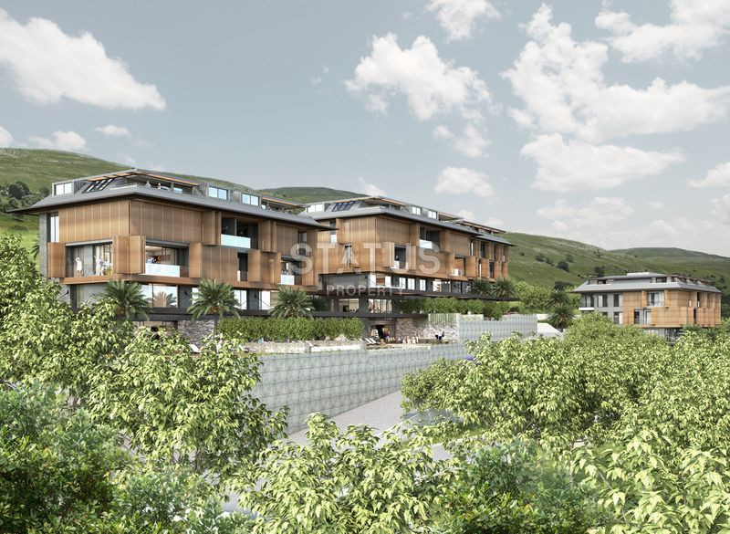 Новый проект на стадии строительства в Хасбахче центрального района города Аланьи, 82-294 м2 фото 8