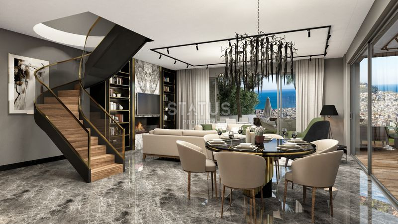 Новый проект на стадии строительства в Хасбахче центрального района города Аланьи, 82-294 м2 фото 14