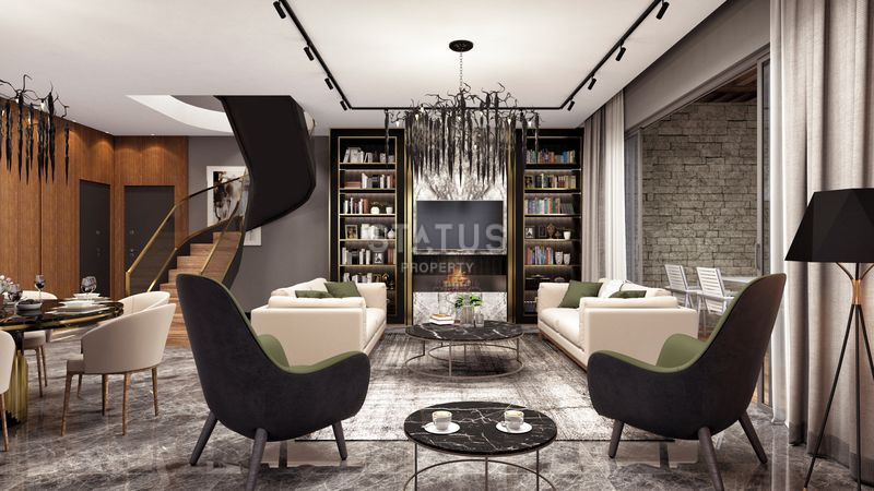 Новый проект на стадии строительства в Хасбахче центрального района города Аланьи, 82-294 м2 фото 15