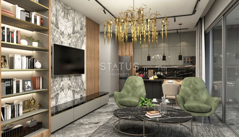 Новый проект на стадии строительства в Хасбахче центрального района города Аланьи, 82-294 м2 фото 17