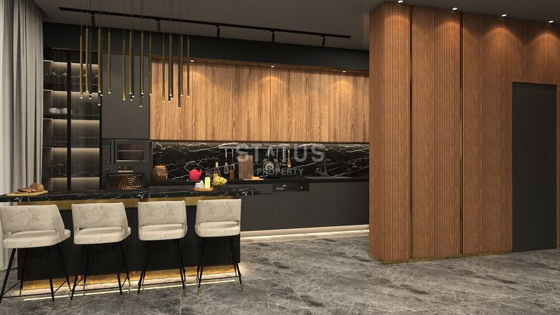 Новый проект на стадии строительства в Хасбахче центрального района города Аланьи, 82-294 м2 фото 20