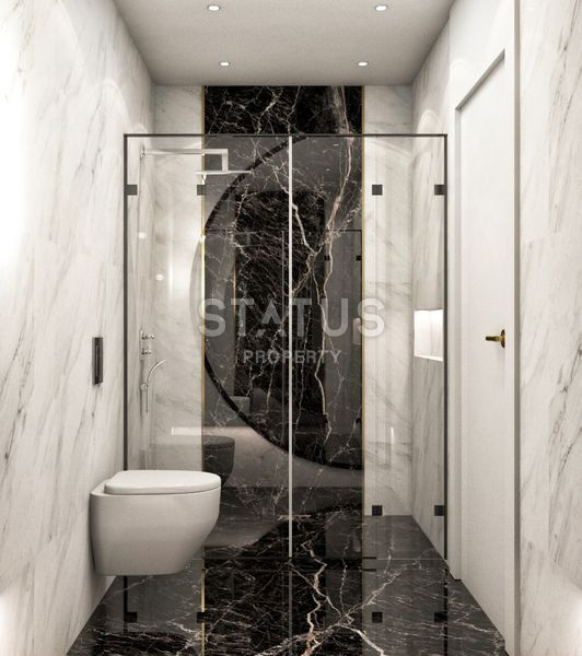 Новый проект на стадии строительства в Хасбахче центрального района города Аланьи, 82-294 м2 фото 25