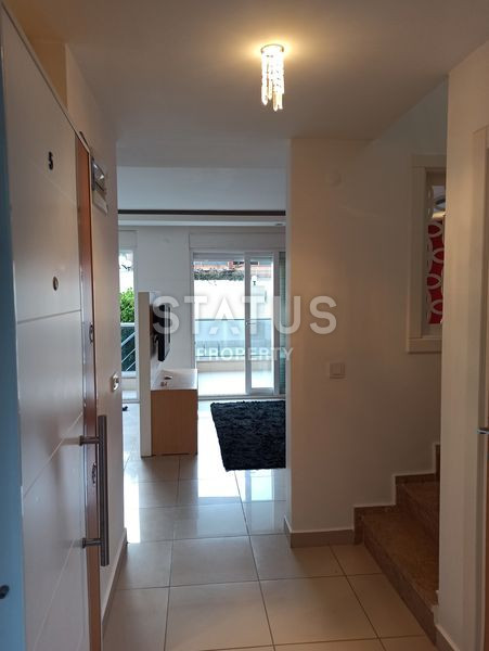 Furnished duplex with a garden in Kestel in the first coastline. 140m2 фото 5