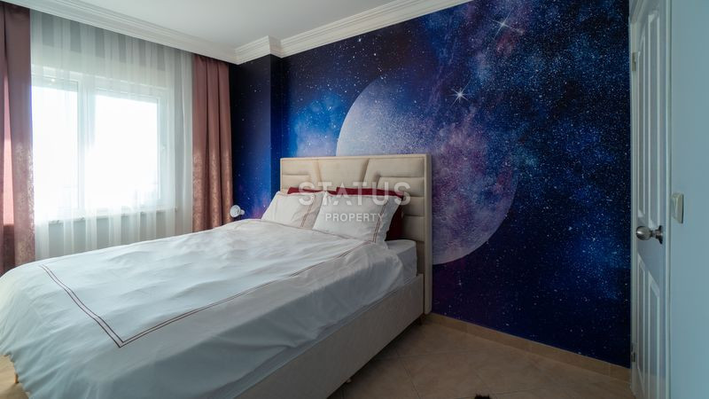 Трёхкомнатная меблированная квартира с видом на море в Махмутларе. 120м2 фото 18