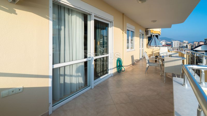 Трёхкомнатная меблированная квартира с видом на море в Махмутларе. 120м2 фото 19