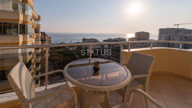 Трёхкомнатная меблированная квартира с видом на море в Махмутларе. 120м2 фото 21