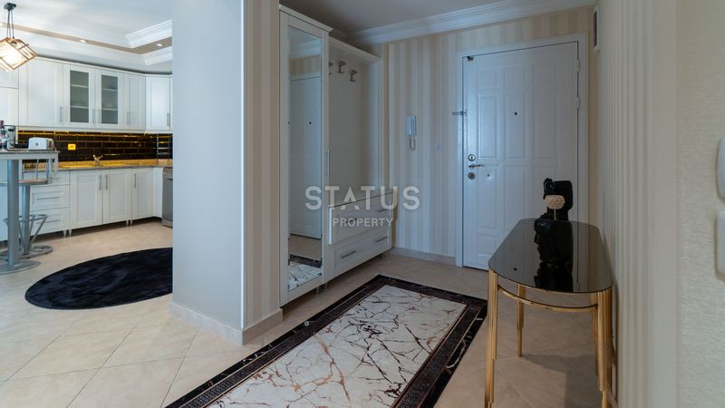 Трёхкомнатная меблированная квартира с видом на море в Махмутларе. 120м2 фото 22