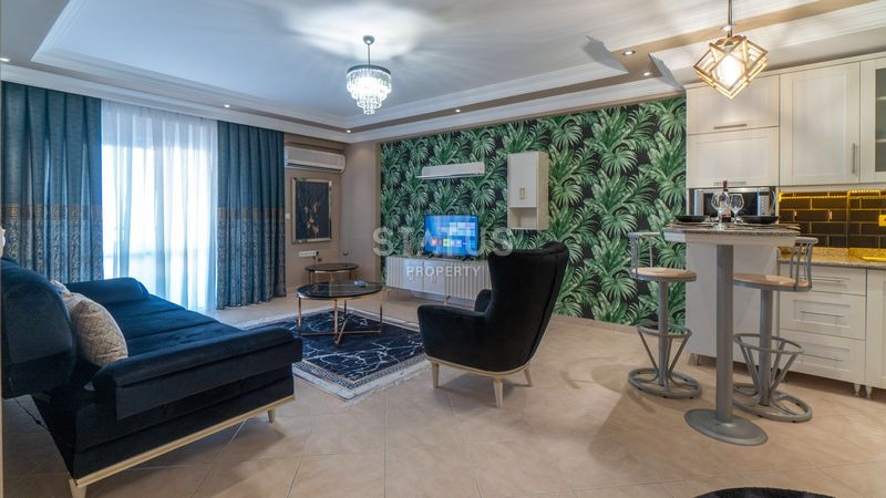 Трёхкомнатная меблированная квартира с видом на море в Махмутларе. 120м2 фото 25