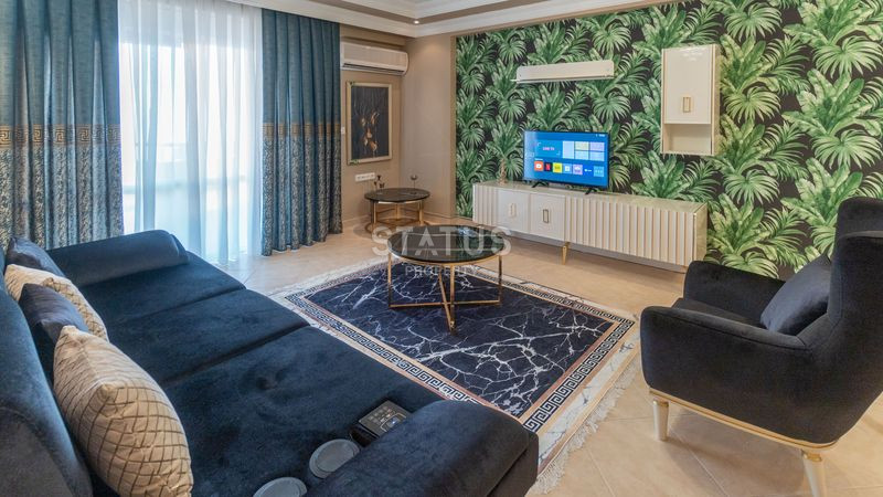 Трёхкомнатная меблированная квартира с видом на море в Махмутларе. 120м2 фото 26