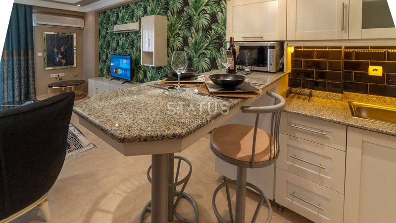 Трёхкомнатная меблированная квартира с видом на море в Махмутларе. 120м2 фото 27