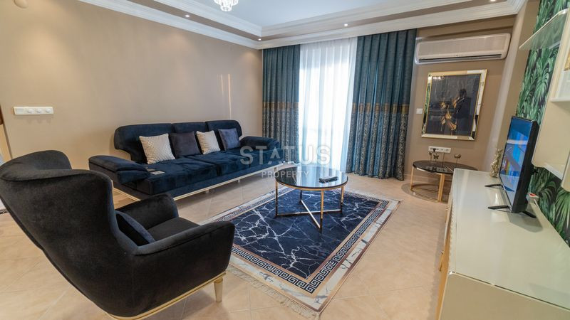 Трёхкомнатная меблированная квартира с видом на море в Махмутларе. 120м2 фото 29