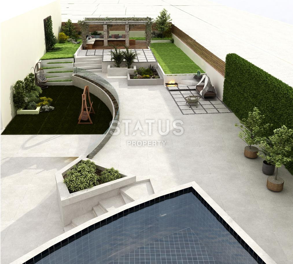 Новый ЖК в долевом строительстве с хорошей локацией 350м от моря в Махмутларе. 50м2 -150м2 фото 6