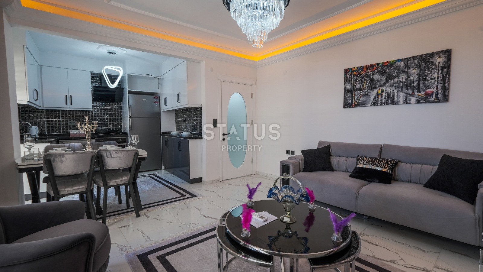 Продажа трехкомнатной квартиры под ключ в 150м от моря в Махмутларе. 110м2 фото 1