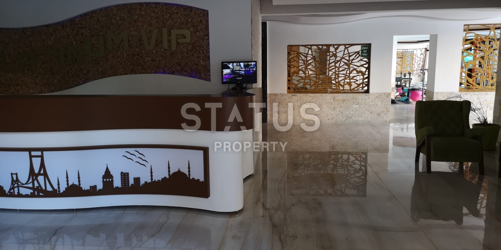 Двухкомнатные новые апартаменты с видом на море, Махмутлар, 65 м2 фото 13