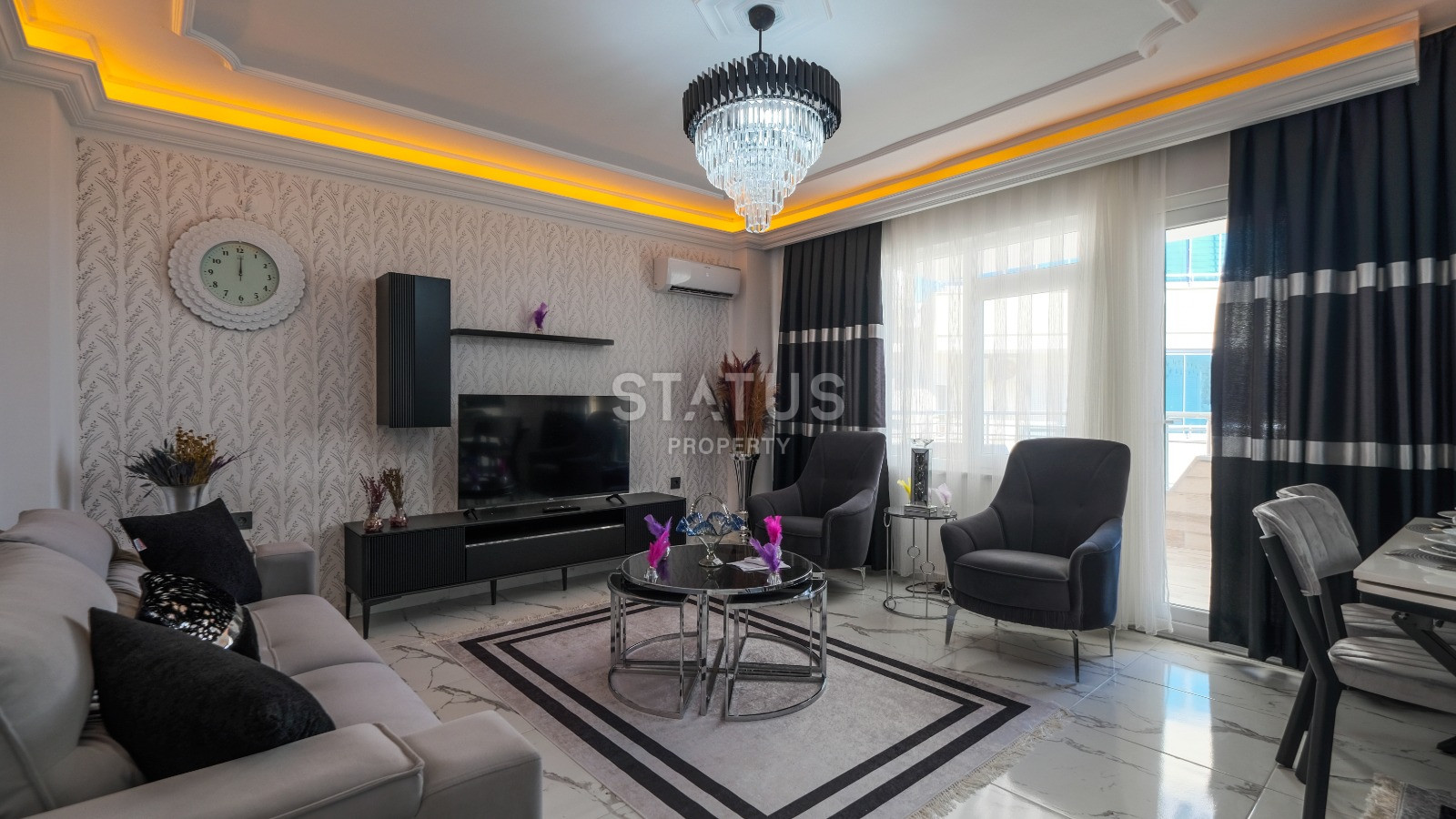 Продажа трехкомнатной квартиры под ключ в 150м от моря в Махмутларе. 110м2 фото 14