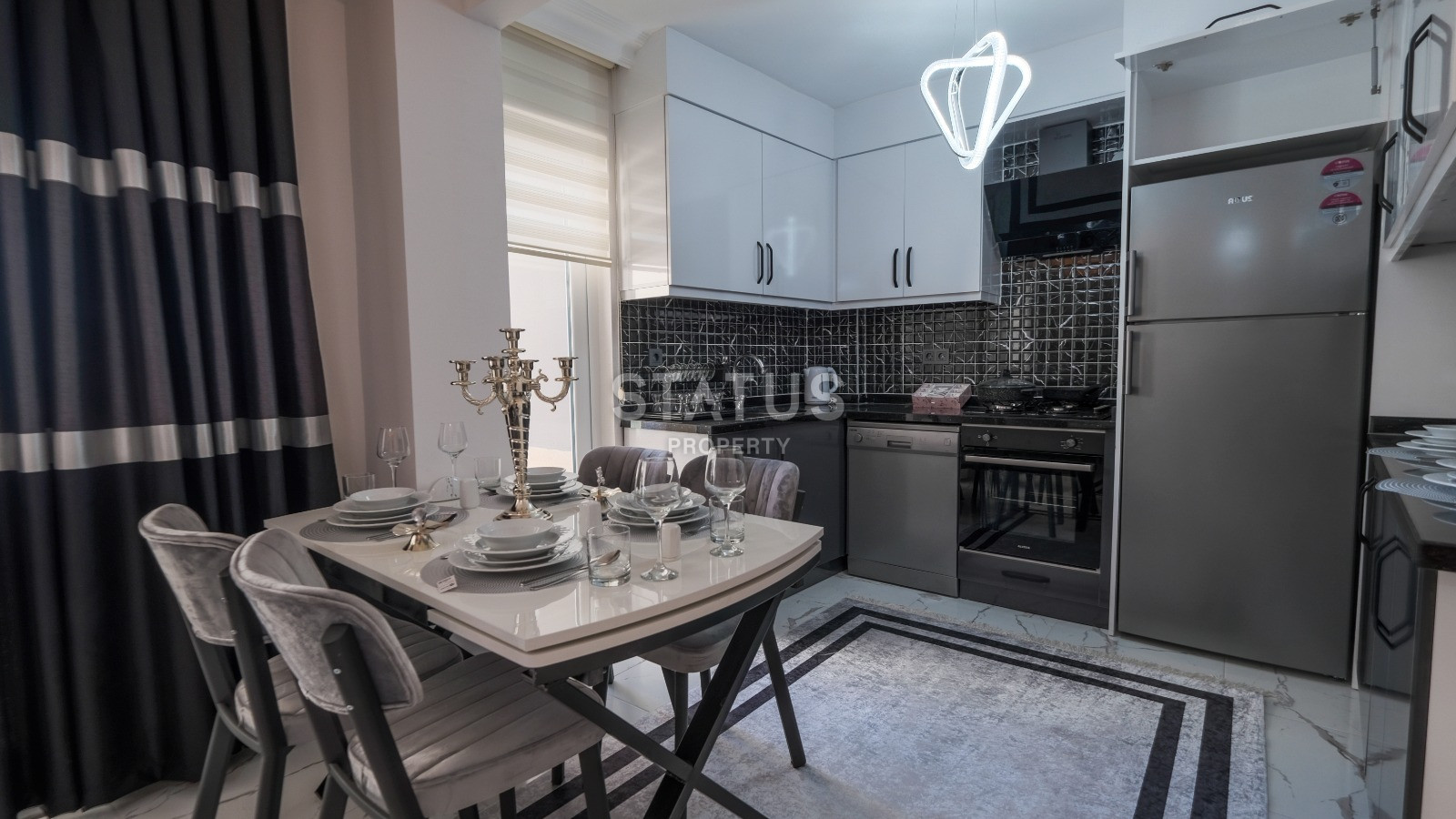 Продажа трехкомнатной квартиры под ключ в 150м от моря в Махмутларе. 110м2 фото 16