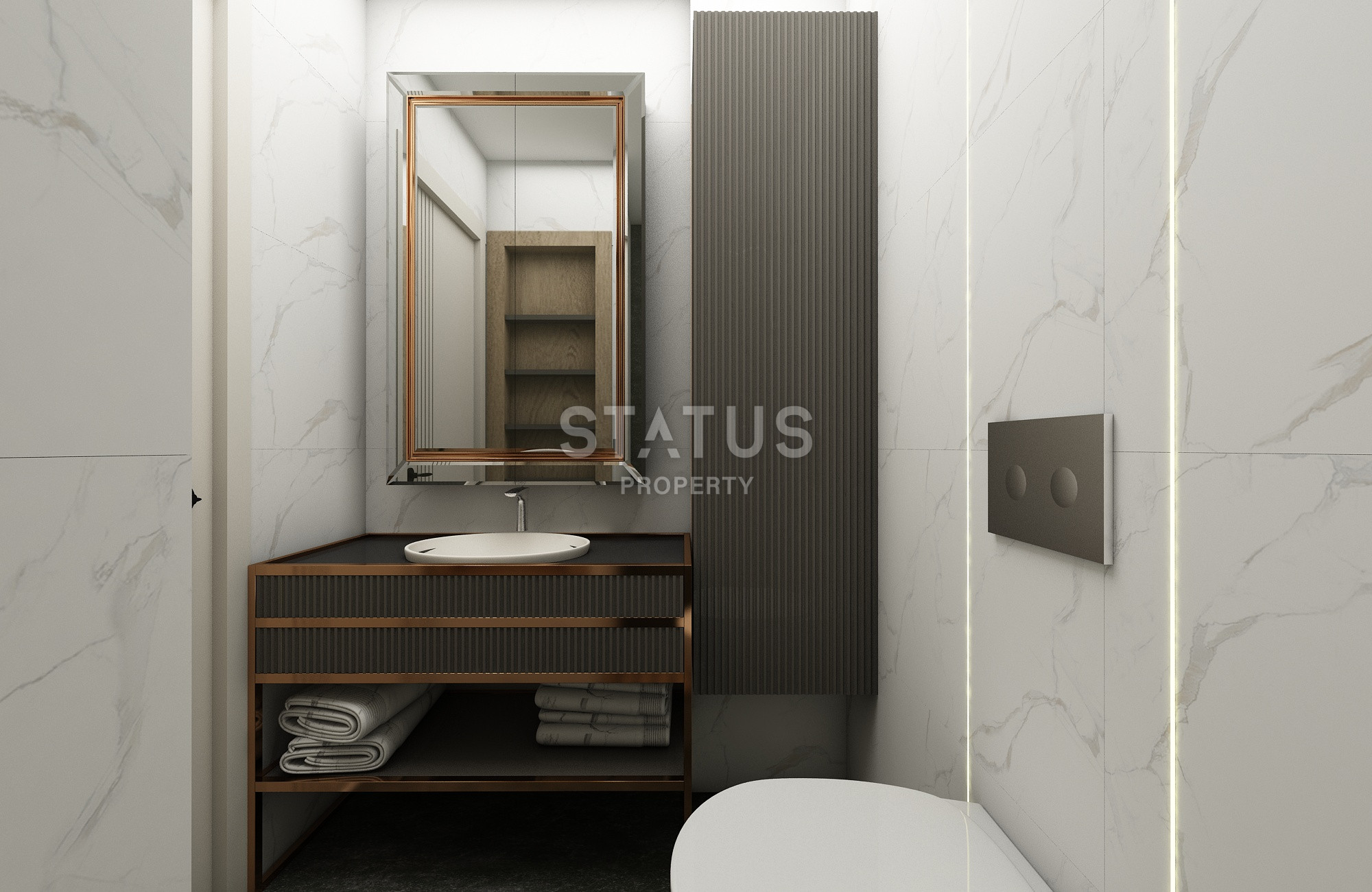 Новый жилой комплекс с видом на море в районе Демирташ 52-127м2 фото 17