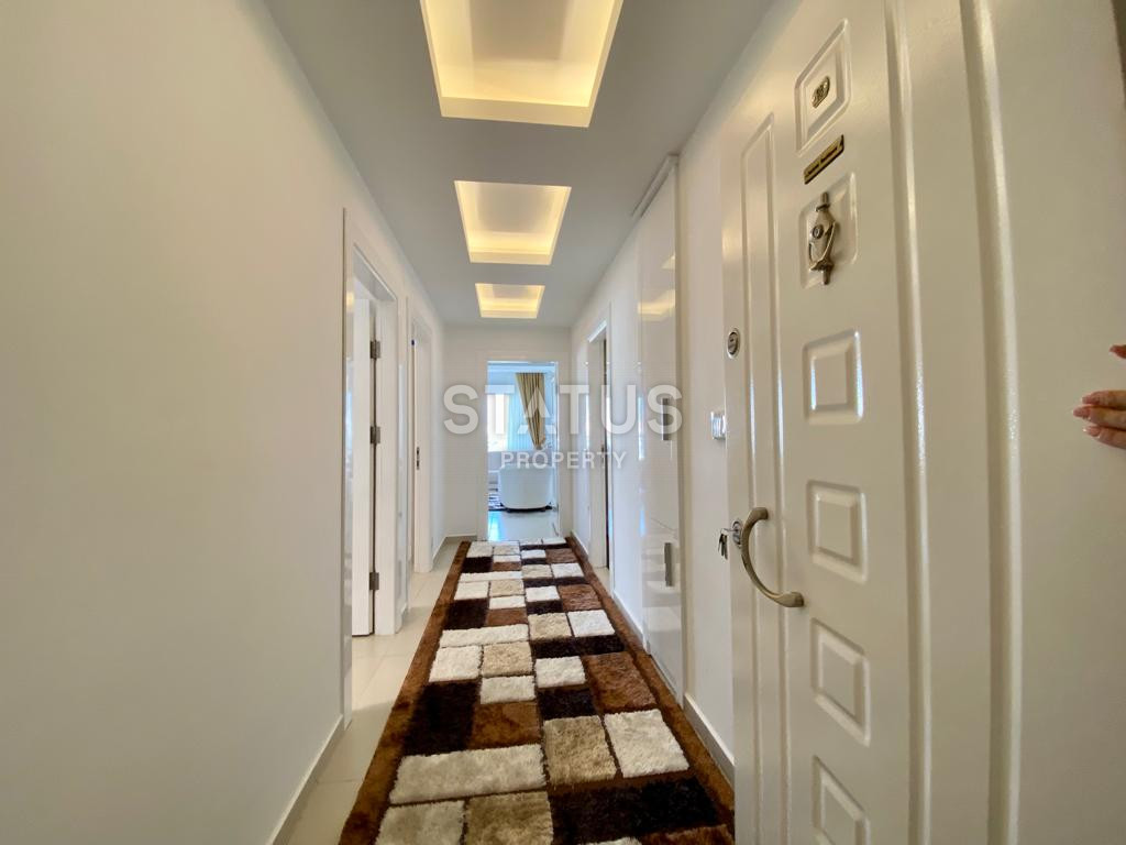 Апартаменты 2+1 в центре Алании с мебелью и техникой в ЖК от ведущего застройщика  в 600 метрах от пляжа Клеопатры. 110м2 фото 4