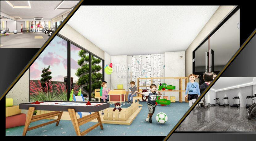 Двухкомнатная квартира в ЖК с отельной инфраструктурой в 600м от моря в Махмутларе. 60м2 фото 8