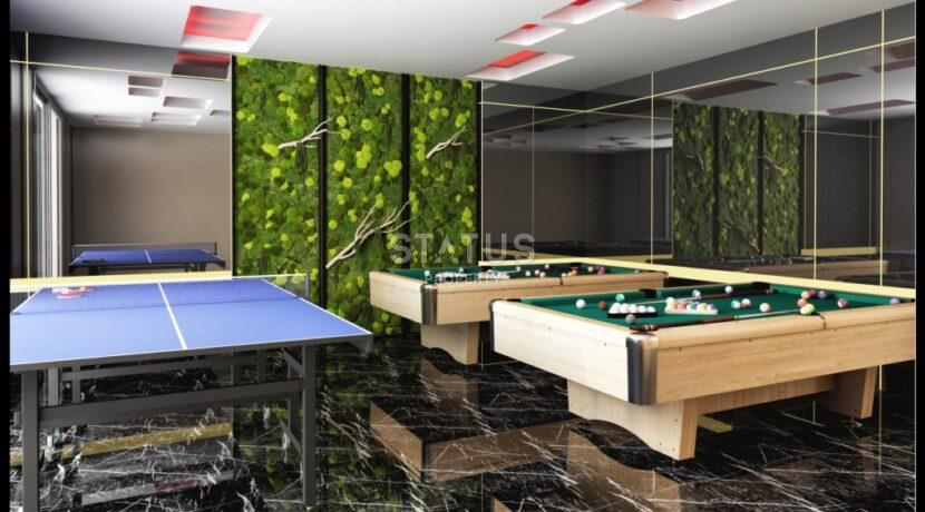 Двухкомнатная квартира в ЖК с отельной инфраструктурой в 600м от моря в Махмутларе. 60м2 фото 16