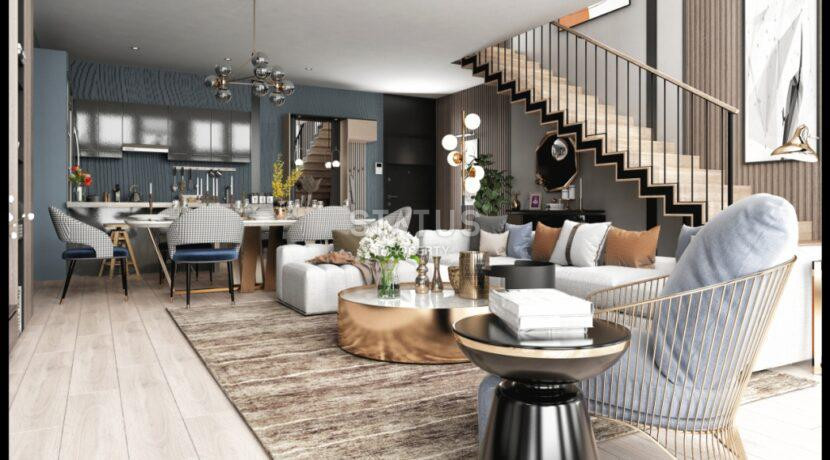 Двухкомнатная квартира в ЖК с отельной инфраструктурой в 600м от моря в Махмутларе. 60м2 фото 17