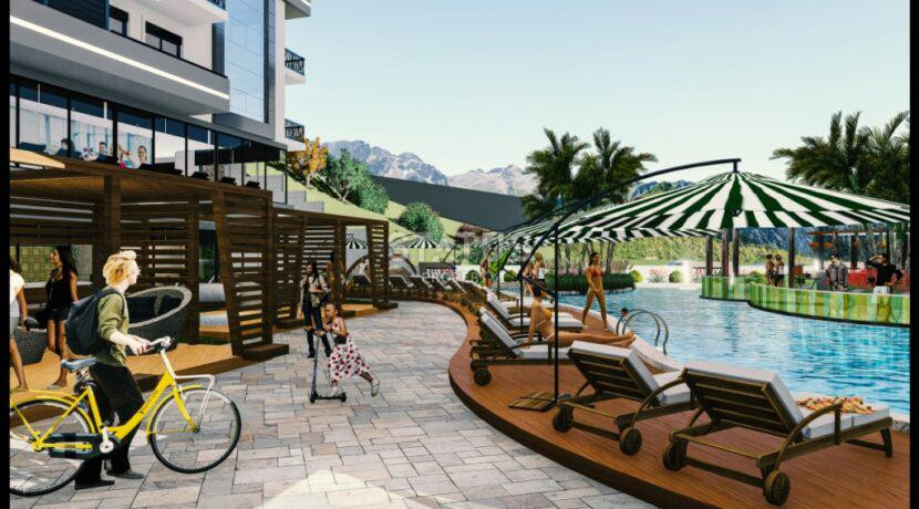 Двухкомнатная квартира в ЖК с отельной инфраструктурой в 600м от моря в Махмутларе. 60м2 фото 20