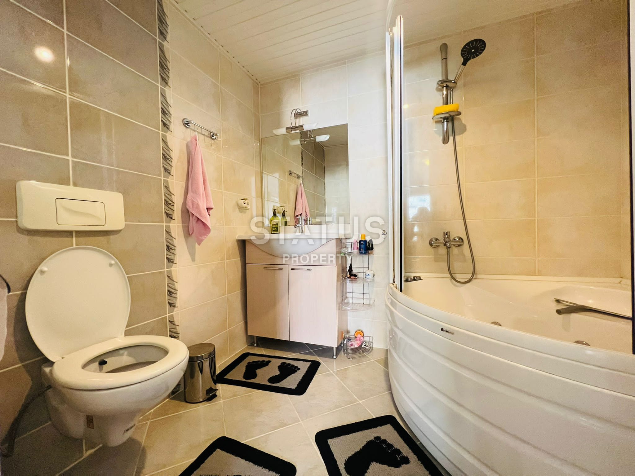 Меблированная трехкомнатная квартира в Джикджилли, 130 м2 фото 10