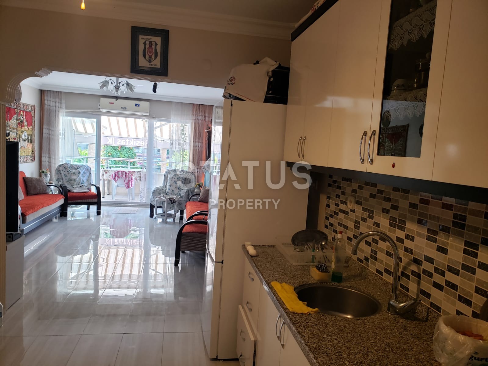 Трехкомнатные апартаменты в самом центре Аланьи, в 100 метрах от Средиземного моря. 120 кв. м. фото 3