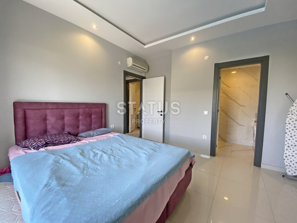 Garden duplex 2+1 at 250 250m from the sea in a residential complex with full infrastructure in Kargicak. 106m2. фото 8