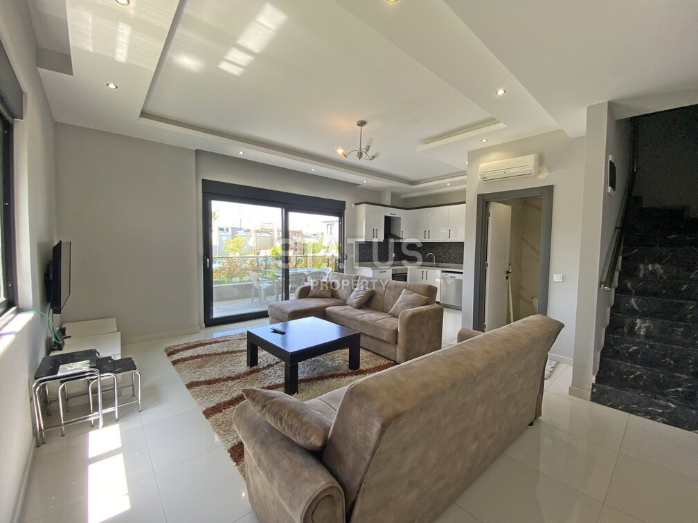 Garden duplex 2+1 at 250 250m from the sea in a residential complex with full infrastructure in Kargicak. 106m2. фото 19